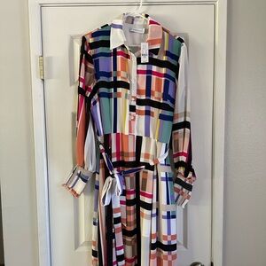 NY&C geometric dress size large